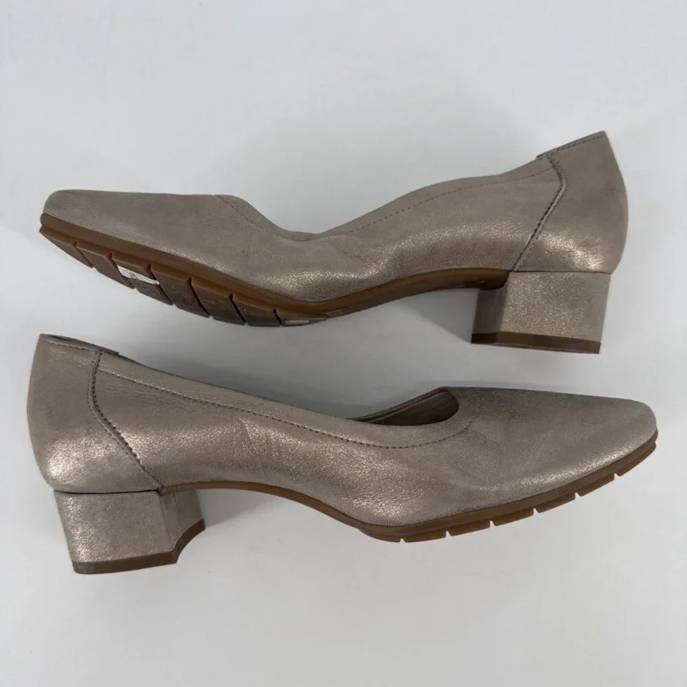 Paul Green Yvette Pump Neutral Pointy Toe Heels Womens US 6 EU 3.5 Cashmere Flaw